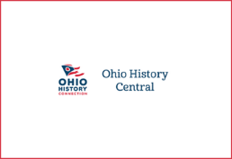 Ohio State flag with word Ohio underneath